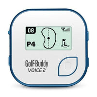 Golf Buddy Voice 2, White/Blue - Perceptive Golfing